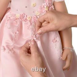 Ashton Drake Isn't She Lovely Lifelike Child Girl Doll Custom Satin Dress 28