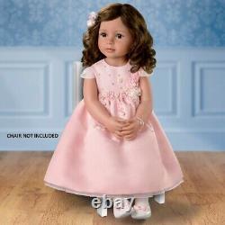 Ashton Drake Isn't She Lovely Lifelike Child Girl Doll Custom Satin Dress 28