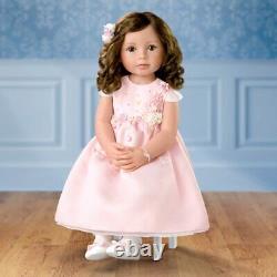 Ashton Drake Isn't She Lovely Lifelike Child Girl Doll Custom Satin Dress 28