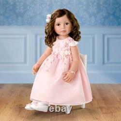 Ashton Drake Isn't She Lovely Lifelike Child Girl Doll Custom Satin Dress 28