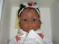 Ashton Drake Jasmine's 1st Birthday Vinyl African American Doll withCOA NEW