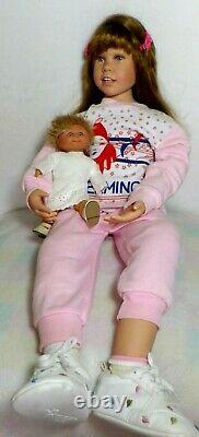 Ashton Drake Julia Fischer sister doll. 32 inches