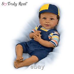 Ashton-Drake Just Too Cute Jackson Lifelike Baby Boy Doll by Linda Murray