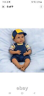 Ashton Drake Just Too Cute Jackson Lifelike Baby Boy Doll by Linda Murray