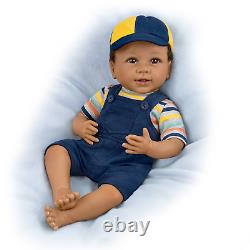 Ashton-Drake Just Too Cute Jackson Lifelike Baby Boy Doll by Linda Murray