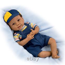 Ashton-Drake Just Too Cute Jackson Lifelike Baby Boy Doll by Linda Murray