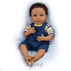 Ashton-Drake Just Too Cute Jackson Lifelike Baby Boy Doll by Linda Murray