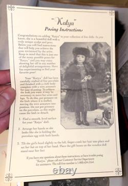 Ashton Drake KATYA Georgetown Collection Faraway Treasures NewithCOA #96766 NEW