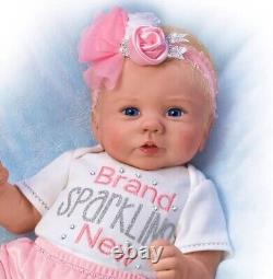 Ashton Drake Kaylies Brand Sparkling New So Truly Real Lifelike Baby Doll 16.5