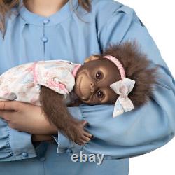 Ashton Drake Keiko So Truly Real Interactive Monkey Doll Makes Five Sounds