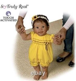 Ashton-Drake Kiara's First Steps So Truly Real Lifelike Interactive Baby Doll