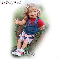 Ashton-Drake Lea And The Summer Child Doll Lifelike Child Doll by Monika Gerdes