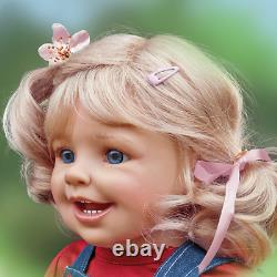 Ashton Drake Lea And The Summer Child Doll Lifelike Child Doll by Monika Gerdes