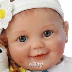 Ashton Drake Lifelike Baby Doll My Dolly My Best Friend Poseable + Rag Doll