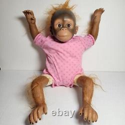 Ashton Drake Lifelike Baby Orangutan Monkey Girl Doll 17 Realistic