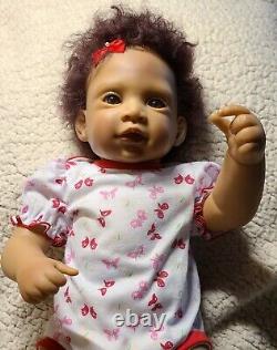 Ashton Drake Lifelike Reborn 19 Baby Doll African American Marked