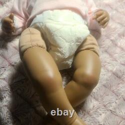 Ashton Drake Lifelike Reborn African American Baby Doll? Long Eyelashes? 20