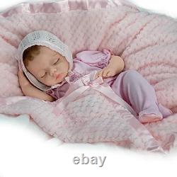Ashton Drake Lifelike Touch-Activated Breathing Lullaby Baby Doll by Myra Garza