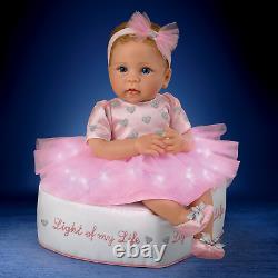 Ashton-Drake Light Of My Life Lifelike Baby Doll Skirt Lights Up by Linda Murray