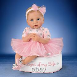 Ashton-Drake Light Of My Life Lifelike Baby Doll Skirt Lights Up by Linda Murray