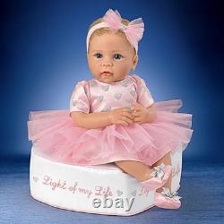 Ashton-Drake Light Of My Life Lifelike BabyDoll Skirt Lights Up Linda Murray 18