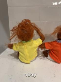 Ashton Drake Lil Bunches Of Fun Miniature Baby Monkey Dolls Lot Of 4 Rare