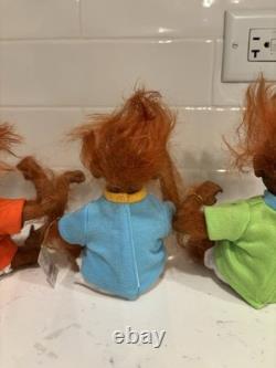 Ashton Drake Lil Bunches Of Fun Miniature Baby Monkey Dolls Lot Of 4 Rare