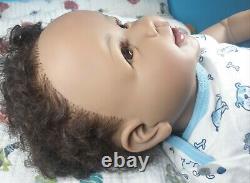 Ashton Drake Linda Murray Just Too Cute Jackson Poseable Lifelike Baby Boy