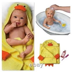 Ashton Drake Linda Murray Rub-A-Dub-Dub Baby Doll With Bath Accessories