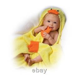 Ashton Drake Linda Murray Rub-A-Dub-Dub Baby Doll With Bath Accessories