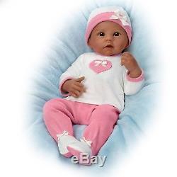 Ashton Drake Linda Murray So Truly Real Baby Doll Breathes Heartbeat Jayla NEW