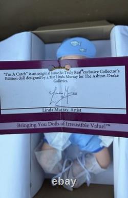 Ashton Drake Linda Murray So Truly Real Im A Catch 18 inch baby boy Doll NEW