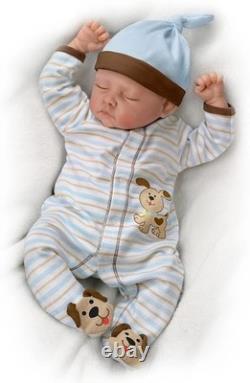 Ashton-Drake Linda Murray Sweet Dreams, Danny Sleeping Baby Boy Doll 19'