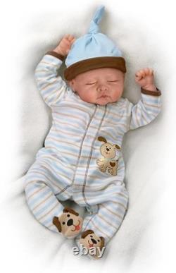 Ashton-Drake Linda Murray Sweet Dreams, Danny Sleeping Baby Boy Doll 19'