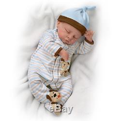 Ashton Drake Linda Murray Sweet Dreams Danny Sleeping Baby Boy Doll NEW NIB