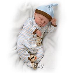 Ashton Drake Linda Murray Sweet Dreams Danny Sleeping Baby Boy Doll NEW NIB