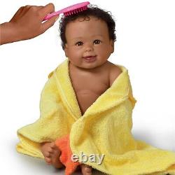 Ashton-Drake Linda Murray Washable Baby Doll with Ducky Towel & Accessories 17.5