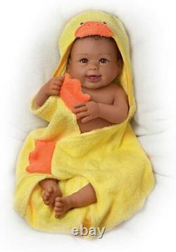 Ashton-Drake Linda Murray Washable Baby Doll with Ducky Towel & Accessories 17.5