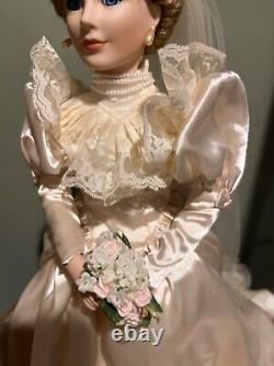 Ashton Drake Lisa's 1990's AND Elizabeth's 1900 Wedding Dress Doll with BOXES