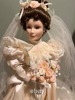 Ashton Drake Lisa's 1990's AND Elizabeth's 1900 Wedding Dress Doll with BOXES