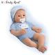 Ashton Drake Little Buddy Baby Boy Doll With Magnetic Pacifier by Sandy Faber