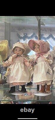 Ashton Drake Little House On The Prairie Porcelain Collectible Dolls Set Of 8