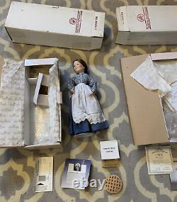 Ashton Drake Little House on Prairie 2 Doll Lot PA and MA Ingalls NRFB New COA