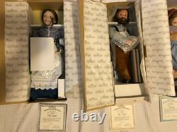 Ashton Drake Little House on the Prairie Dolls Complete Set of 8 with Baby Grace