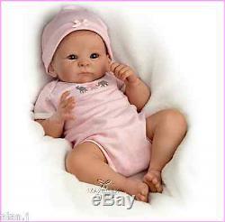Ashton Drake Little Peanut Newborn Baby Doll Poseable weighted pink Outfit