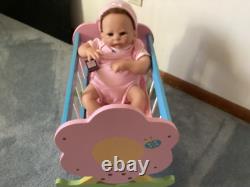 Ashton-Drake Little Peanut Poseable Baby Doll by Tasha Edenholm, Crib