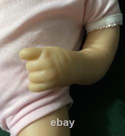 Ashton Drake Little Peanut reborn baby doll girl cloth body hand-rooted hair Cer
