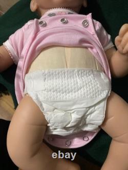 Ashton Drake Little Peanut reborn baby doll girl cloth body hand-rooted hair Cer
