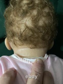 Ashton Drake Little Peanut reborn baby doll girl cloth body hand-rooted hair Cer
