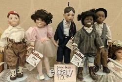 Ashton Drake Little Rascals Porcelain Doll Set Complete